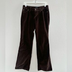 Vintage The Limited Drew Fit Low Rise Brown Corduroy Bootcut Pants Womens Size 4